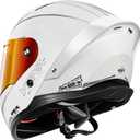 YEMA DOT Approved Full Face Motorcycle Helmet for Adults - Lightweight Moped & Street Bike Helmet with Adjustable Vents，Comfortable for Scooter, Cruiser (White, M)
