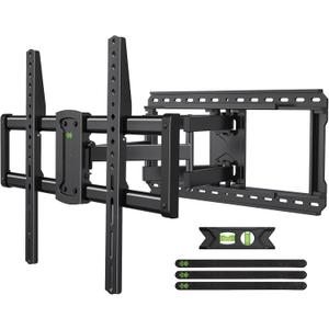 USX MOUNT Full Motion TV Wall Mount for Large TVs 42-95 Inch up to 150 lbs, Wall Mount TV Bracket with Swivel and Tilt, Fits 16",18", 24" Wood Studs, Max VESA 600x400mm Fit 65+ 75+ 85 86 90 TVs XML025