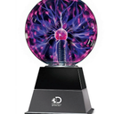 Discovery #Mindblown Color Changing Glass Plasma Globe Lamp,1.7 lb, 6.25 in x 12.25 in