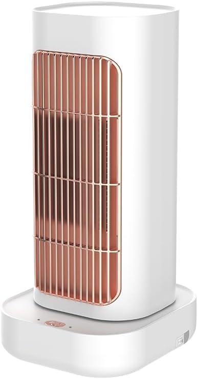 Space Heaters for Indoor Use, 1300W Electric Heater, PTC Ceramic Heater with Thermostat, 90 Oscillation, Fast Safety Room for Home Bedroom Office