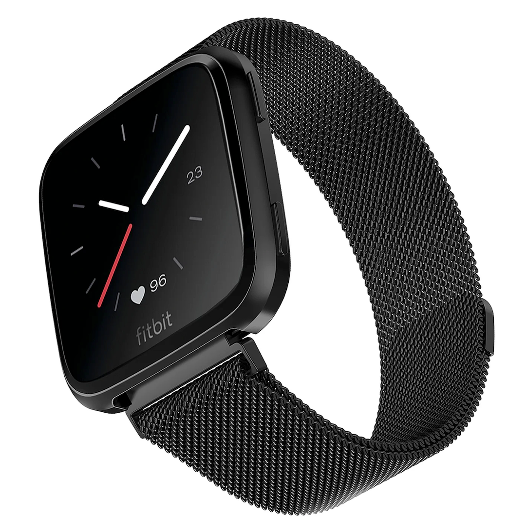 Withit Stainless Steel Mesh Band For Use With Fitbit Versa