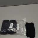 8 Pairs Kids Socks for Boys Girls Crew Dress Athletic Socks Soft Cotton Seamless Cushioned School Sock (12-14 Years, Black)