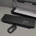 Backlit Bluetooth Keyboard and Mouse for Mac, KM100-A Full Size Wireless Keyboard Mouse for Mac, Multi-Device Rechargeable for MacBook Pro/Air, iPhone, IPad, Space Gray