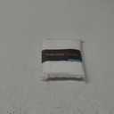 Rose Home Fashion Voile French Door Curtains Set of 2 Panels, Sidelight Curtains for Front Door with Tieback, Privacy Sheer Doorway Light Filtering Panels, White, W40 x L72