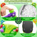 Whack Mole Game for Kids, Idea Gift for 3-12 Year Old Boys and Girls, Interactive Pounding Toy with 2 Hammers, Lights & Sounds, 3 Game Modes Educational Toy for 3 4 5 6+ Year Old Boys- Green