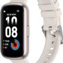 Fitness Tracker with 24/7 Heart Rate, Blood Oxygen, Sleep Monitor, 3ATM Waterproof Fitness Watch/Smart Watch/Activity Tracker, Pedometer/Step Counter, Calorie Tracker for Women Men, Starlight