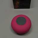 Luzsco Bluetooth Shower Speaker with LED – Portable Wireless Mini Speaker with Mic & Suction Cup, IPX4 Water Resistant for Shower, Travel, Pool, River Floating, and Outdoor Fun (Plum)