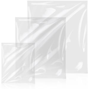 Shappy 200 Pcs 3 Sizes Heat Shrink Wrap Bags PVC Odorless Clear Heat Film Packaging Compatible for Wrapping DIY Crafts and Gifts(10 x 12 Inch, 8 x 10 Inch, 4 x 6 Inch)