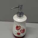 Popular Bath Blossom Rose Style Lotion Pump Modern Luxury Decor, Burgundy