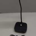 Desk lamps for home office,Black,Battery desk lamp,5W Rechargeable desk lamp,3 Colors,Adjustable brightness,360Gooseneck Hose,Small rechargeable reading lamp,Eye-friendly and Energy Saving (1 Pack)