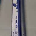 K KNODEL Large Office Leather Desk Mat, Mouse and Keyboard Pad, Computer and Laptop Mat, Desktop Protector and Cover, Writing Pad and Blotter (31.5"x15.7", Dark Blue)