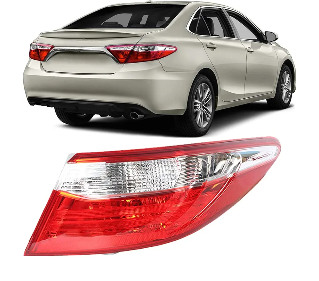 labwork 1-Pack Right Passenger Side Tail Light Replacement for Toyota Camry 2015 2016 2017 Outer Rear Brake Lamp Assembly TO2805121 8155006640