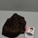SEVENCOLORS Short Brown Curly Wigs for Black Women Synthetic Mixed Brown Big Curly Bob Wig