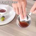 Mini Sauce Pan, Tri-Ply Stainless Steel Pot with Stay-Cool Handle Heating Sauce Gravy & Oil (5oz/150ml) - Silver