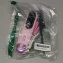 Go Brush Pro 2025 Hair Straightener Brush 300 Million Negative Ionic Portable Hair Straightener Comb for Women with 4 Temps Fast Heating MCH Ceramic Coating Smooth Frizz-Free Hair Pale Pink