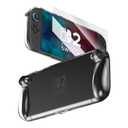 KUAINIAO Protective Case for Nintendo Switch 2 2025 with 1PC HD Scceen Protector, Switch 2 Clear Cover with Ergonomic Grip Design with Shock-Absorption and Anti-Scratch Design