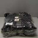 NORTHERN BROTHERS Pants Hangers, 50Pack Skirt Hangers with Clips Black Pant Hangers for Pants Bulk Shorts Hangers