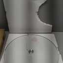 Powell Peabody Whale Brown Driftwood Accent Table with Glass Top