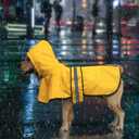 Dog Raincoat,Adjustable Waterproof Cloak Pet Hooded Raincoat Jacket,Cute Yellow Duck Poncho for Pet, Samll