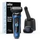 Braun Electric Shaver for Men, Series 6 6172cc, Wet & Dry Shave, Shaving Kit with SmartCare Center and Precision Trimmer (3 Piece Set, Blue)