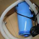 DeeprClean 1000 GPH Pool Filter Pump for Above Ground Pools, Type A/C Cartridge Filter Pump System, Safety ETL Listed Above Ground Pool Pump with GFCI, Improved Water Circulation & Filtration-NavyBlue