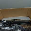 EAGMAK 4 Tier Over The Toilet Storage Rack, Bathroom Organizers and Storage Over Toilet with Adjustable Shelf and Basket, Above Toilet Storage Bathroom Cabinet for Small Space (Black)