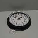 45MinST 12 Inches Retro Wall Clock,Day of The Week Wall Clock,Calendar Day Clock,Silent Non Ticking Battery Operated Movement(Silver)