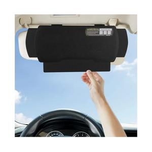 Car Visor Sunshade Extender, Window Shade, Anti-Glare Sun Blocker for Driver or Front Seat Passenger,1 Piece (Black)