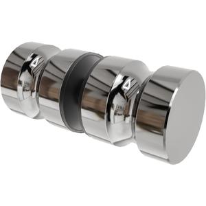 Glass Shower Door Handle, Glass Door Knobs,Two-Sided Pull Hardware Replacement Parts for Bathroom,SUS304 Stainless Steel, Bright Chrome Polished