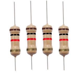 California JOS 1K Ohm Carbon Film Single Fixed Resistor 1/2 W (0.5 Watts) 5% Tolerance, (1K R, 1K ohm, 1K ) Resistor (10 Pack)