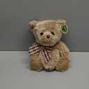 Bearington Baby Shaggy The Small Teddy Bear Stuffed Animal - 11" Soft Brown Plush Toy with Classic Vintage Look - Adorable Cuddly Teddy Bear for Infants - Stuffed Bears Plush Gift for Kids