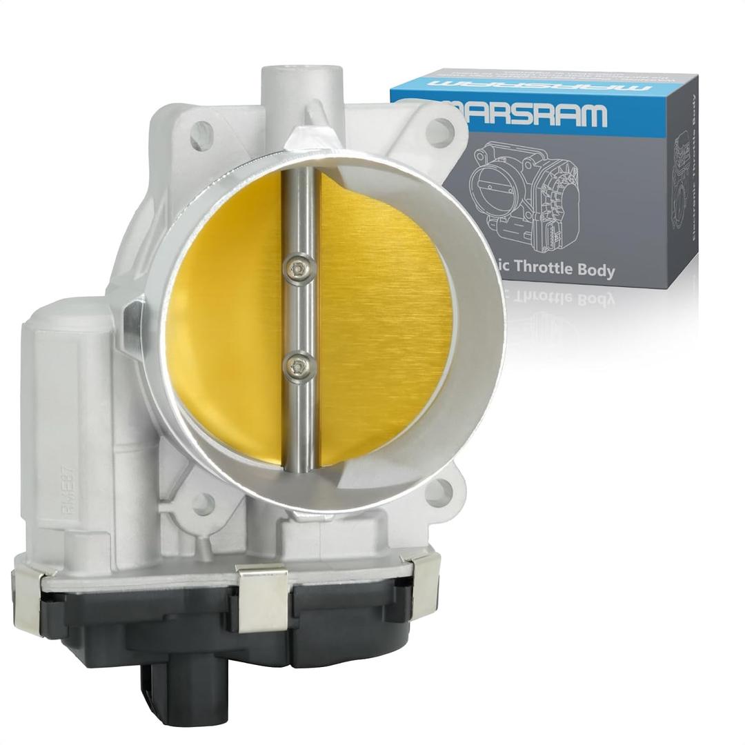Marsram Electronic Throttle Body Fit for 2006-2008 Chevy Silverado Suburban Express Avalanche, GMC Yukon Envoy Savana, Cadillac Escalade, Saab Hummer Buick 4.8/5.3/6.0/6.2L OE: 12580760 12679524