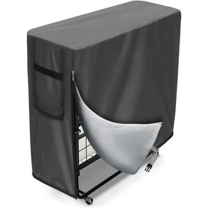 Folding Bed Storage Cover Waterproof Rollaway Bed Dust Cover - Fits 38 Inch Folding Bed - 600D Universal Rollaway Bed Protector (Gray)