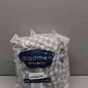 MooMee Gingham Sheet Set 100% Washed Cotton Linen Like Textured Breathable Soft w/Fully Elasticized 16-19" Deep Pocket (Classic Gingham Brown, Queen)