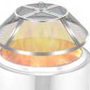 Fire Pit Shield for Solo Stove Ranger 15 Inch, Stainless Steel Spark Screen for Solo Ranger, Fire Pits Mesh Protector Cover Top Sparks Guard Outdoor Heavy Duty for Hot Embers-Silver