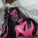 Bladerunner by Rollerblade Phoenix Flash Kid's Adjustable Fitness Inline Skate, Black/Pink 5-8