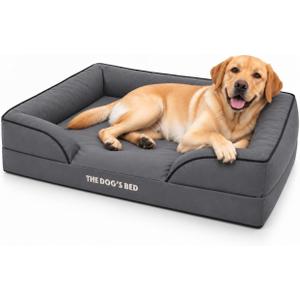 The Dog's Bed Orthopedic Bolster Egg-Crate Bed, Removable Washable Cover