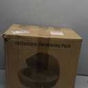 2025 Upgraded Inflatable Round Blow Up Family Lounge Pool with Canopy, for Adult with Bench & Backrest, Swim Center Easy Backyard Pools for Kids & Adults, 90"x90"x80", Blue