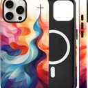 Magnetic for iPhone 14 Pro Case Christian Cross Phone Case, Rainbow