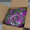 Artificial Flowers for Outdoors, Fake Hanging Flowers for Decoration, UV Resistant Artificial Outdoor Plants, 2 Pcs Artificial Petunias for Outdoors Garden Patio Porch Yard Decoration, Purple