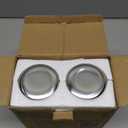 Home EC Premium Stainless Steel Sea Salt and Pepper Grinder Set of 2 - Adjustable Ceramic - Tall Glass Salt and Pepper Shakers - Kitchen Spice Mill W/Funnel & EBook