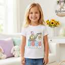 Toddler Boys Easter Shirt for Kids Girls Easter Bunny T-Shirts Tops Funny Graphic Tee Short Sleeve 2T-8Y (6-7 Years)