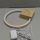 Vivilumens Sunrise Alarm Clock Sound Machine Nightlight, Gradual Wake Up Light, Digital Dimmable Clock, 10 White Noise Sleep Sounds, Snooze, Dual Clocks for Heavy Sleeper Adult, Decor Gifts for Women (New Wood Grain)