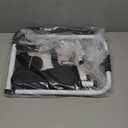 Bed Rails for Elderly Adults Safety, Adjustable Bed Assist Rail for Seniors, Bed Safety Rail with 2 Storage Bag and Fixing Strap, Fit King, Queen, Full, Twin, Supports 300 lbs (Sliver Black)