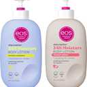 eos Shea Better Body Lotion Set- Vanilla Cashmere & Strawberry Dream, 16 fl oz, 2-Pack