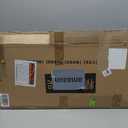 2 Pack Metal Potted Plant Stand 2 Tier Tall Flower Pot Stands Decorative Flower Pot Rack Planter Holders Indoor Outdoor (White)