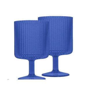 Ribbed Wine Goblet, 4 Pieces