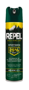 REPEL Sportsmen Family Aerosol 25% Deet 6.5oz HG-94137