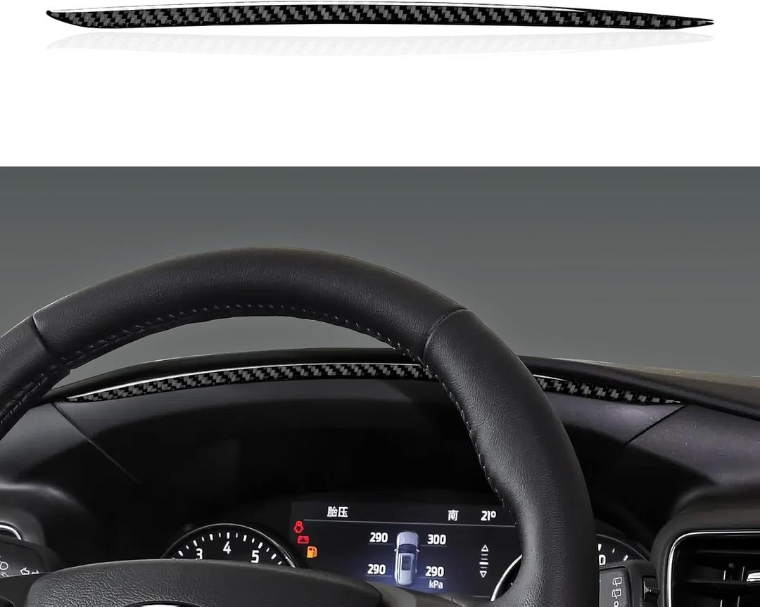Car Carbon Fiber Decal Sticker Interior Trim Cover for Ford Explorer Sport 2020 2021 2022 2023 2024 Accessories