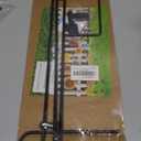 YEAHOME Garden Flag Holder Stand, Premium Yard Flag Holder Weather-Proof Metal Powder-Coated Flagpole with Clip and Stopper for Christmas Garden Flag, Outdoor Garden Decor Decoration